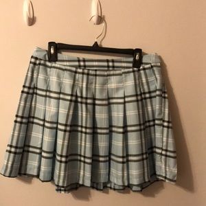 faded rose pleated tennis skirt - XL